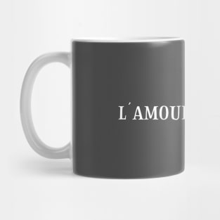 L´Amour Est Mort 2, white Mug